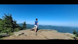 Black Mountain Crest trail. Mt Mitchell to Winter Star and back again. Beautiful & tough! #solohike