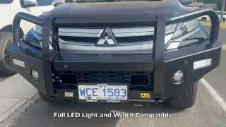 MR Triton has the @TJM4X4  Outback Bull Bar Installed