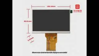 4.3 inch high resolution high brightness  tft display 1920&times;1080 dots 50 pins  lvds interface