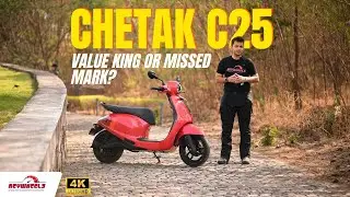 Bajaj Chetak C25 Hindi Review | Value King Ya Average? | RevWheels Hindi