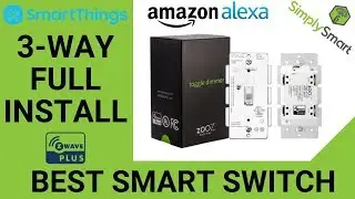 3-Way Smart Switch Install | SmartThings & Alexa Set-Up