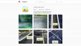 Instagram promo-Crystal Clear Solar