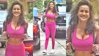 Hottie 😍 Aisha Sharma Looks so Stunning in Gym Outfit 🤩🔥📸