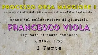 Francesco Viola 6 Mar 1996 - Processo Orsa Maggiore I - Prima Parte