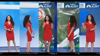 Стефани Олмо с утренним прогнозом погоды для NBC4 Лос-Анджелес (21 октября 2024 г.)
