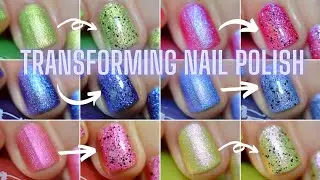 Neon Transforming Nail Polishes | Girly Bits Misheard Lyrics Part 2 Collection Application & Review