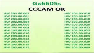 GX6605S ALL RECEIVERS  'POWERVU & CCCAM OK' NEW SOFTWARES || Receiver option.