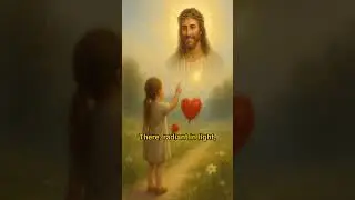 Innocence and faith &mdash; a child&rsquo;s heart lifted to Jesus.