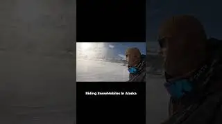 Riding Snowmobile in Off-Grid Alaska  #adventureawaits #campfirechronicles #escapeandexplore