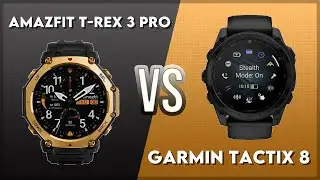 Amazfit T-Rex 3 Pro vs Garmin Tactix 8 Comparison