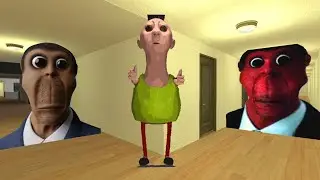 Hi i'm obungarealistic hamood habibi and redobunga in hotel lobby all bots#gmod_#nextbots_#shorts