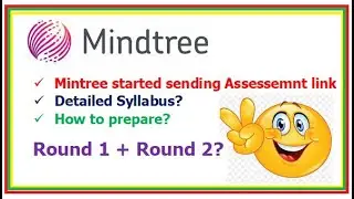 Mindtree started sending assessment link, What's the syllabus? How many questions will be there?