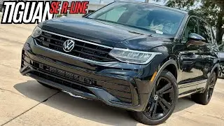 2024 VW Tiguan SE R-Line Goes Deep Black Sporting Luxurious Looks and Practicality