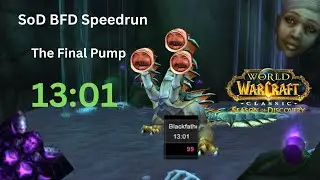 Season of Discovery BFD Speedrun 13:01 Loot Ban Warrior DPS PoV: The Final Pump