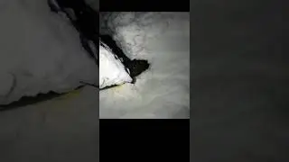 Snowmobile In The River Rescue!#snowmobile #snowmobilelife #winch #recovery #closecalls #polaris