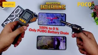 REAlME 6I VS POCO M2 PRO PUBG Battery Drain & HEATING TEST