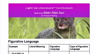 Light Up Literature&trade; Curriculum - Figurative Language and Writing