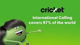 Cricket Wireless makes it easy to call 97% of the world with International Calling.