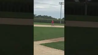 Lenny running the bases