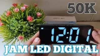 Cara setting Jam Digital SZ - 810 | Jam Digital Murah | Jam LED Sensor suara