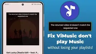 Как исправить ошибку ViMusic, которая больше не работает | Проблема с ViMusic
