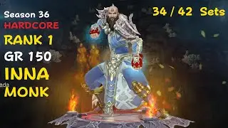 Season 36 HARDCORE  RANK 1  INNA Monk  GR 150.