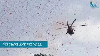 Flypast by the Armed forces on 3 May 2020 | Apollo Hospitals Delhi