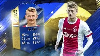 FIFA 18 TOTS De Ligt Review - FIFA 18 93 TOTS Matthijs de Ligt Player Review