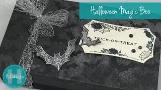 Stampin' Up! Gorgeous Halloween Box made using Magic in this Night Suite