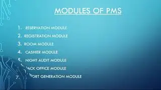 Property Management System Front Office