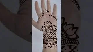 easy mehndi design step by step