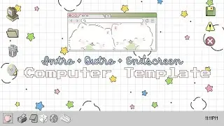 Computer Login Website Intro+Outro+Endscreen Template | Free | Funwarinecolon | Surrealhills.