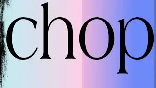 Word Family -op