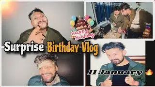 Raat 12 Baje Diya Birthday Surprise 🎂🤪 Bhaichara On Top 🔥🫱🏻&zwj;🫲🏼 || Sukhraj Maan