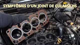 Sympt&ocirc;mes d'un joint de culasse HS