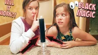We find a secret scary door in our house!