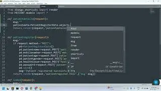 DJANGO CLASS 2: DISPLAY PATIENT DETAILS