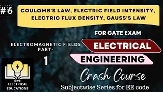 Coulomb&rsquo;s Law | Electric Field Intensity | Electric Flux Density | Gauss&rsquo;s Law