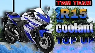How to Top Up Coolant in Yamaha R15 | Easy DIY Guide | Yamaha R15 maintenance 🤯