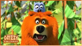 Get Off My Tennis Shoes | Grizzy & the lemmings (Clip) | 🐻🐹 Cartoon for Kids