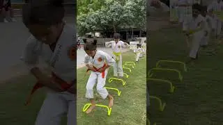 Yellow belt and orange belt practice #karate #taekwondo #fighter  #kravmaga #selfdefense# #trending