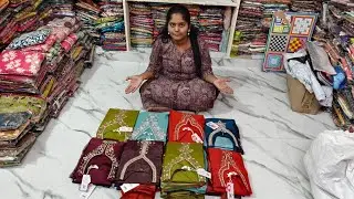 బంపర్ ఆఫర్ సేల్😍850/-రూ పార్టీవేర్ మగ్గం వర్క్ 3పీస్ సెట్స్💃ఫెస్టివల్ కలెక్షన్స్👌ఆర్డర్ 7995719848