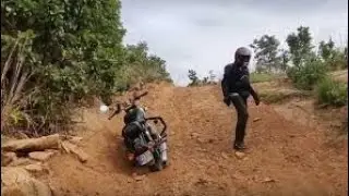 very bad bike slip