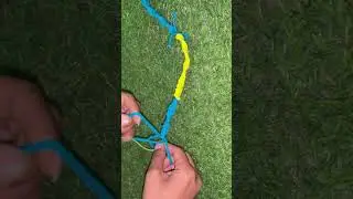 Earphone spiral macram&eacute; knots for beginners tutorial #macrame #macrametutorial #trend #trending