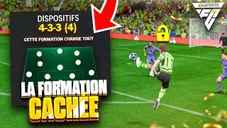TUTO FC 24 - Cette FORMATION CACHÉE CHANGE TOUT + Tactiques Perso - 433(4) META