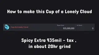 BDO - How to Make Cup of Lonely Cloud