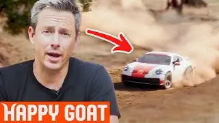 TANNER FOUST DOES Tour De' Farm IN 473HP PORSCHE DAKAR! (HAPPYGOAT)