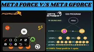 META FORCE VS META G-FORCE WHICH IS BEST#onlinebusiness #metamask #metaldetecting  #onlineearnmoney