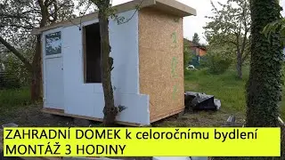 Domek k celoročnímu bydlení za 3 hodiny