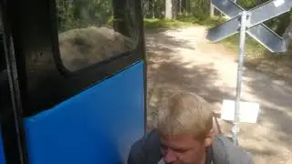 Rongis&otilde;it Naissaarel Kitsar&ouml;&ouml;pmeline raudne vedur ТяУ6-А